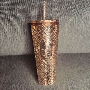 Starbucks Jeweled Rose Gold  Starbucks Cup
